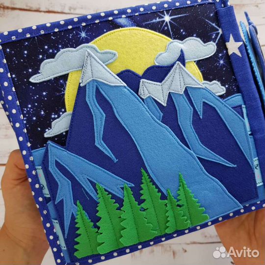 Развивающая книжка из фетра