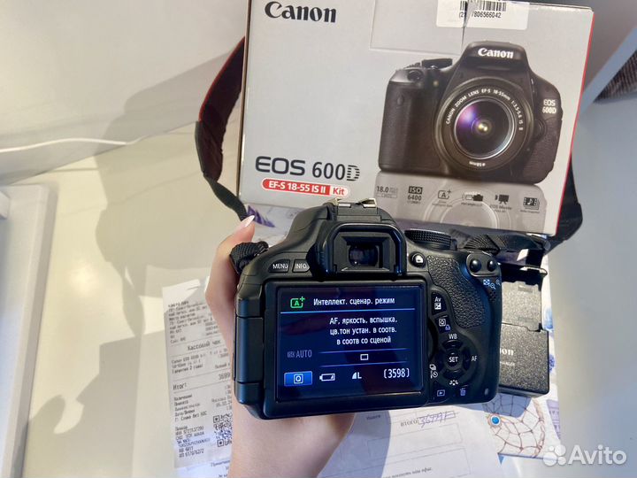 Фотоаппарат canon eos 600d