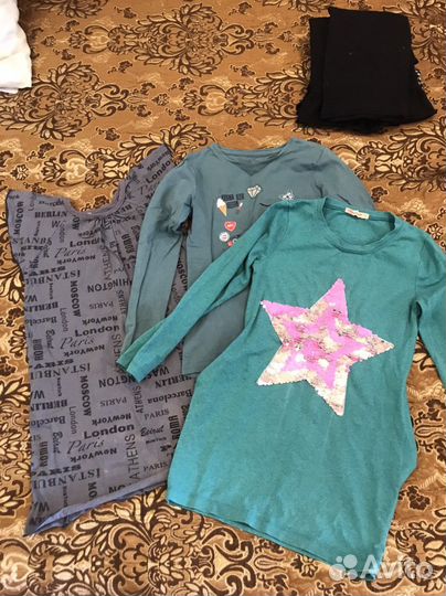 Вещи пакетом на девочку 122-134