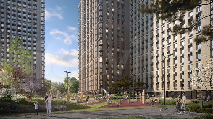 2-к. апартаменты, 55,3 м², 12/23 эт.