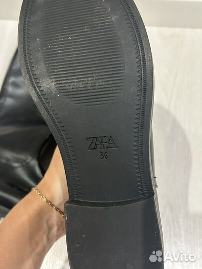 Сапоги Zara 36 бронь