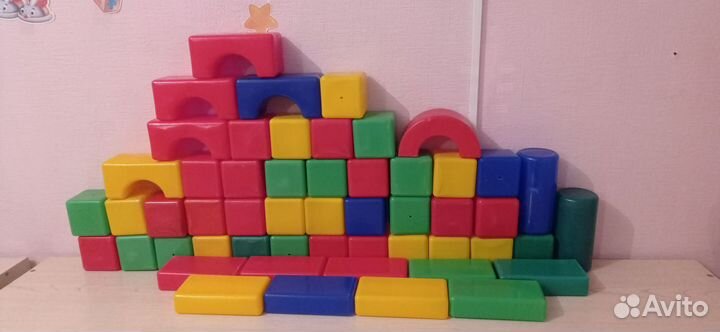 Кубики пластиковые