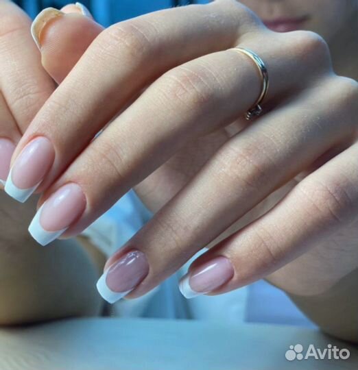 Наращивание ногтей, гель лак