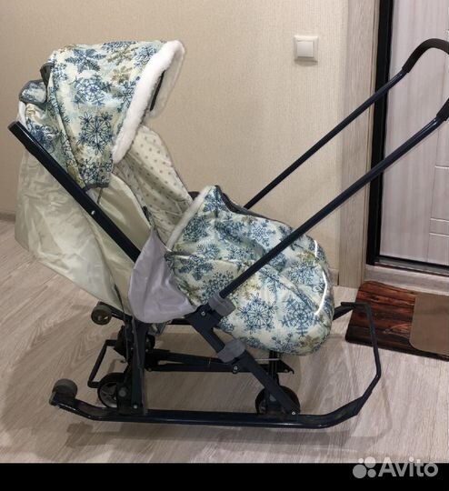 Детские санки коляска