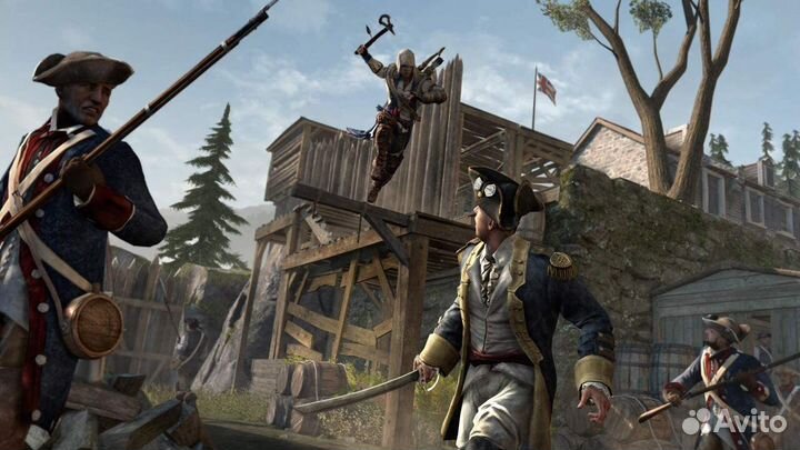 Assassin's Creed III Remastered PS4, русская верси