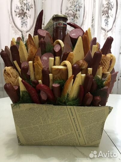 Подарки мужчинам.Съедобные букеты