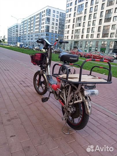 Электровелосипед minako v8 pro