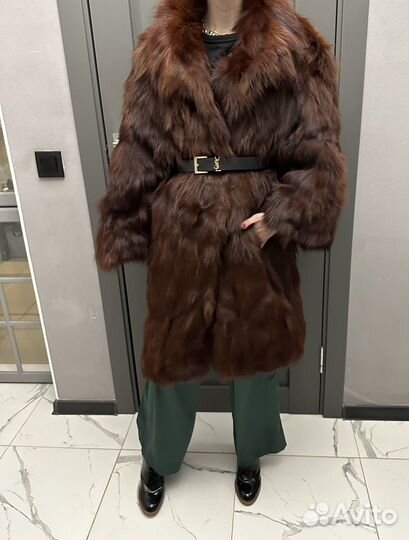 Шуба из лисы vintage