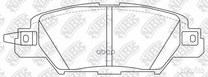 Колодки тормозные дисковые mazda CX-5 14- PN58
