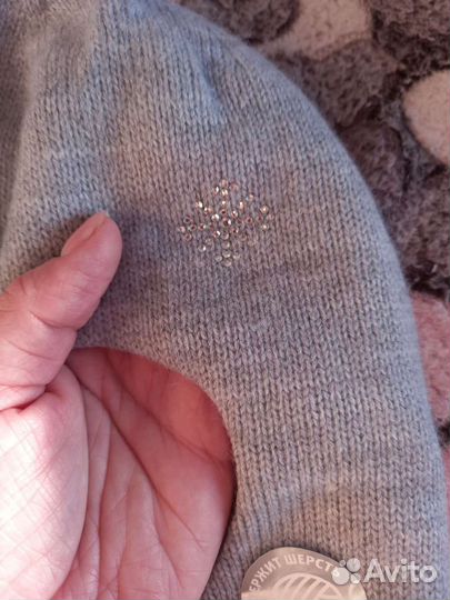 Шапка шлем зимняя новая 1-2 года