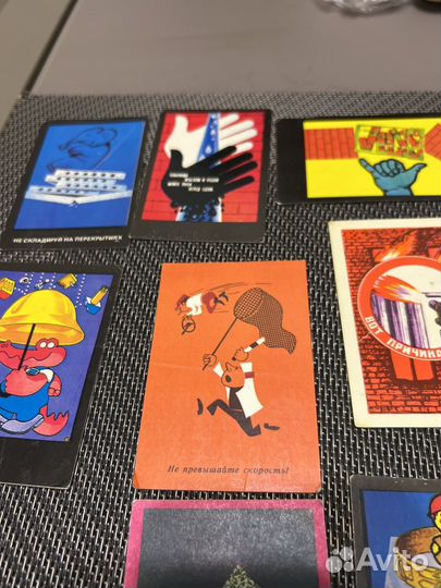 Календарики СССР правила безопасности 1973-1983