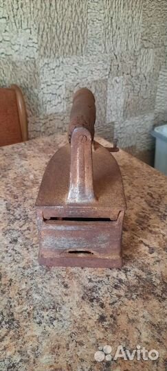 Утюг чугунный старинный