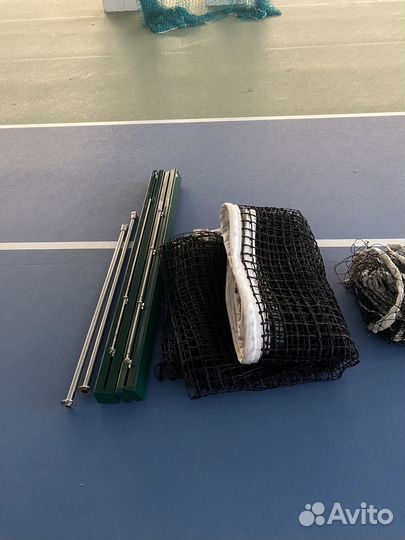 Сетка и столбы для большого тенниса