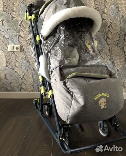 Санки коляска nika kids