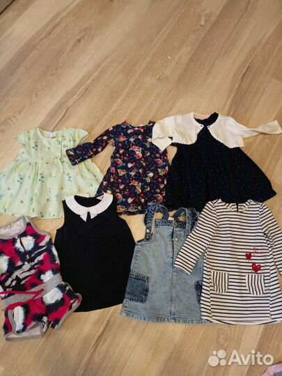 Вещи пакетом для девочки 80-86
