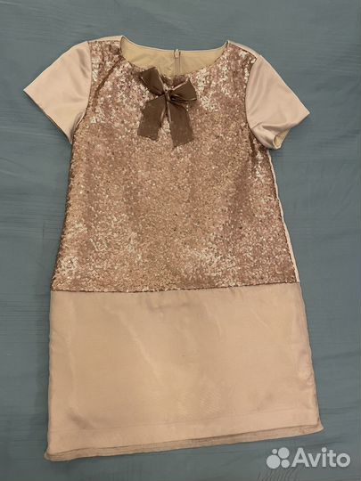 Р.134 Платье нарядное праздничное атласное