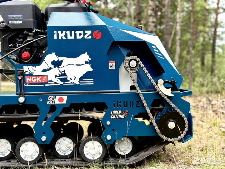 Мотобуксировщик ikudzo terrain long 1700/600 EKR20