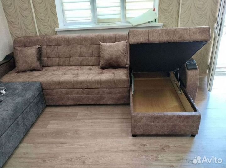 Угловой диван раскладной на заказ