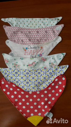 Фирменные слюнявчики Next George Mоthercare