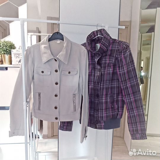 Куртка и куртка - бомбер 46 48 одежда пакетом