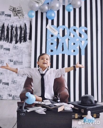 Баннер, задник, фотозона boss baby