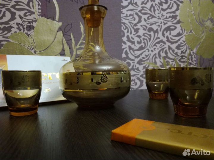 Графин со стопками. Богемия