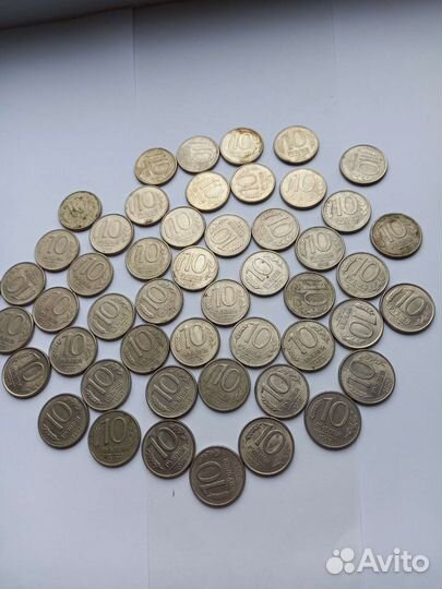 10рублей,1993г. М,магн