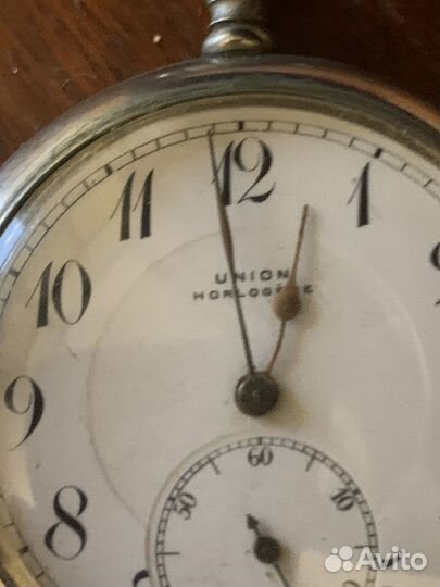 Часы 1930-е Union horlogere Швейцария на ходу