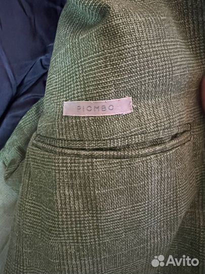 Пиджак мужской зеленый piombo Италия