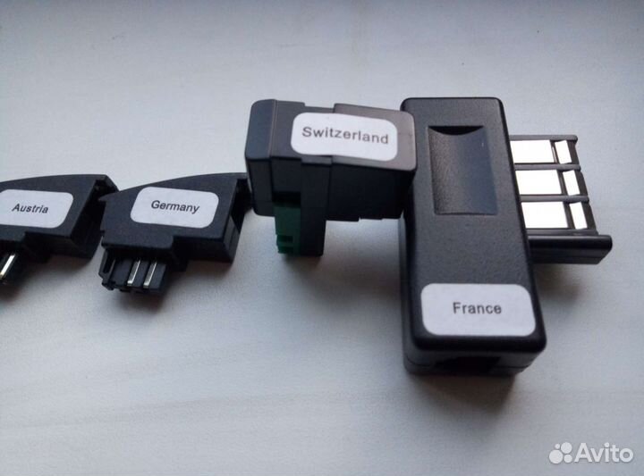 Переходники для телефонной линии разных стран