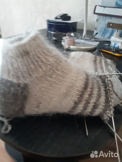 Носки, пояса из собачьей и овечьей шерсти