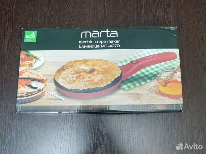Блинница электрическая Marta, новая
