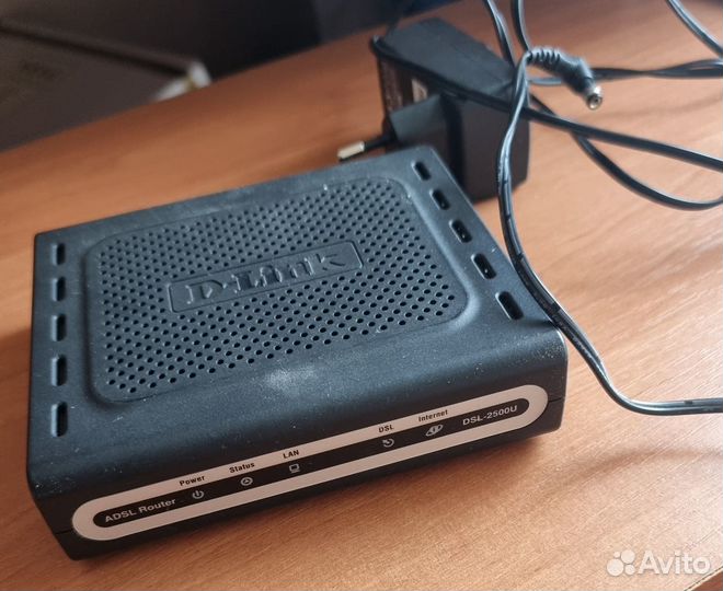 Интернет роутер wi-fi D-Link DSL-2500U