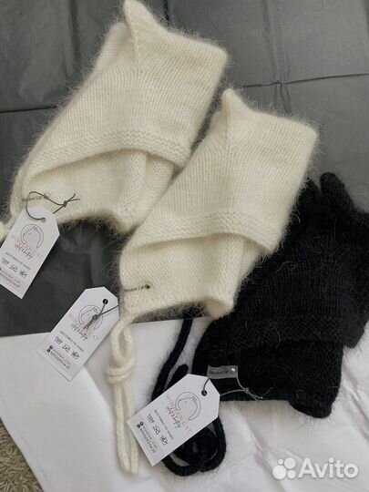 Шапка чепчик с ушками