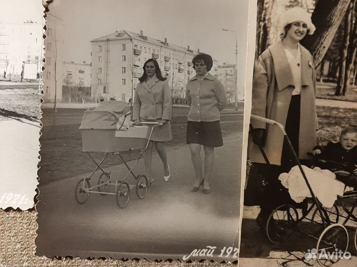 Фото / коляска малышей/ XX век. 8шт СССР