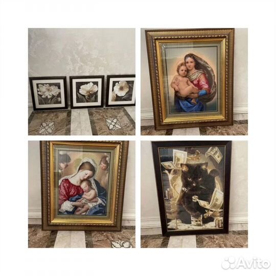 Картины вышитые