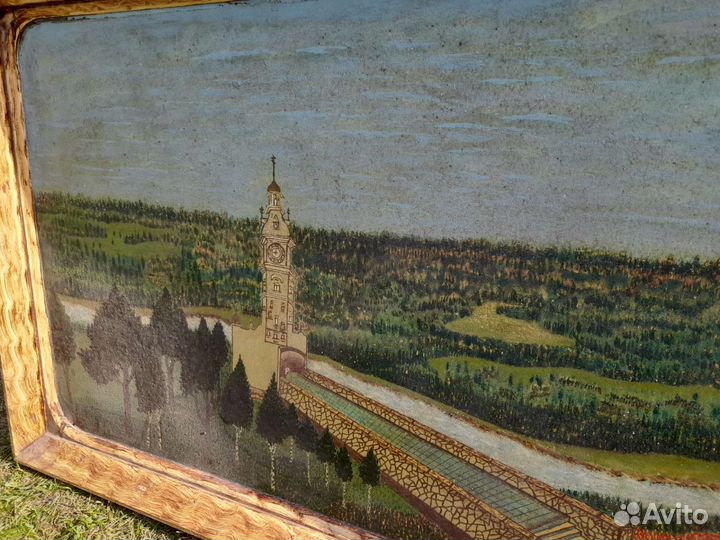 Старинная картина времен СССР