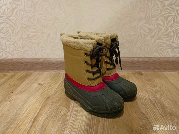 Утеплённые резиновые сапоги