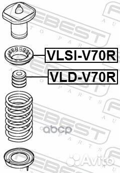 Отбойник заднего амортизатора volvo S80 II 2007