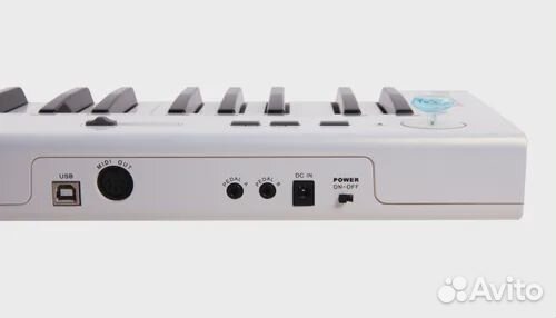 Midi-клавиатура Axelvox KEY49j (белого цвета)