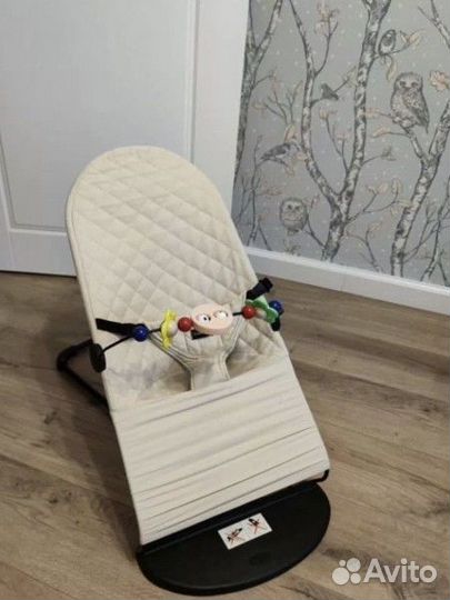 Шезлонг для ребенка усиленный каркас (до 15кг)