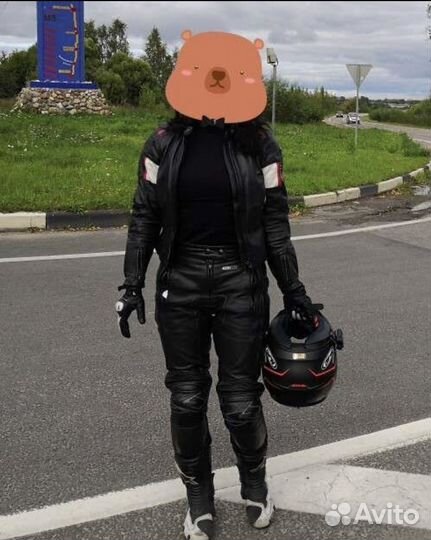 Мото комбинезон женский