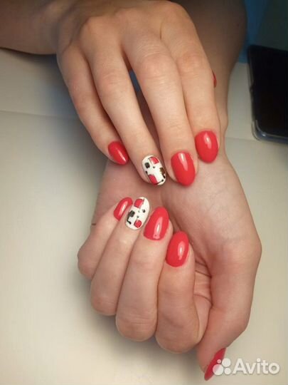 Наращивание ногтей,гель-лак,маникюр
