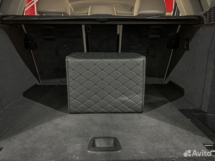 Органайзер M черный, черная строчка