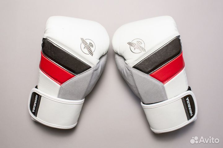 Боксерские перчатки Hayabusa T3 - White/Red