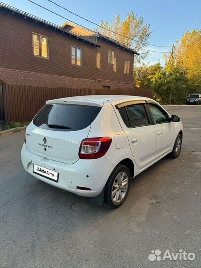 Renault Sandero 1.6 AT, 2018, 130 000 км