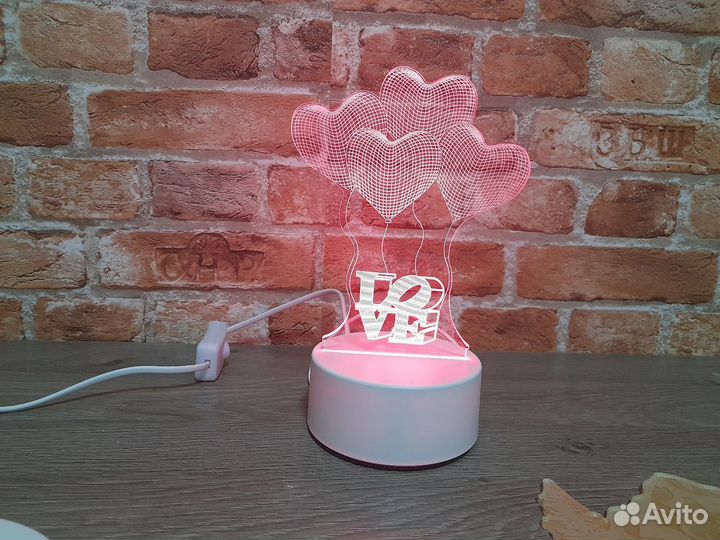 3d светильник