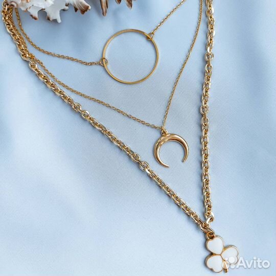Цепочки, колье, чокер, цепи, серьги