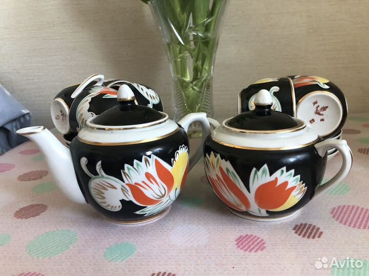 Чайный сервиз вербилки СССР