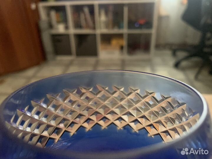 Хрустальные фужеры ГДР цветные